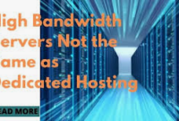 High Bandwidth Dedicated Servers